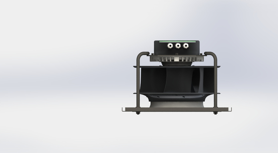 Высокотемпературная стойкость 60°C IP54 с 250 мм лезвием EC Fan